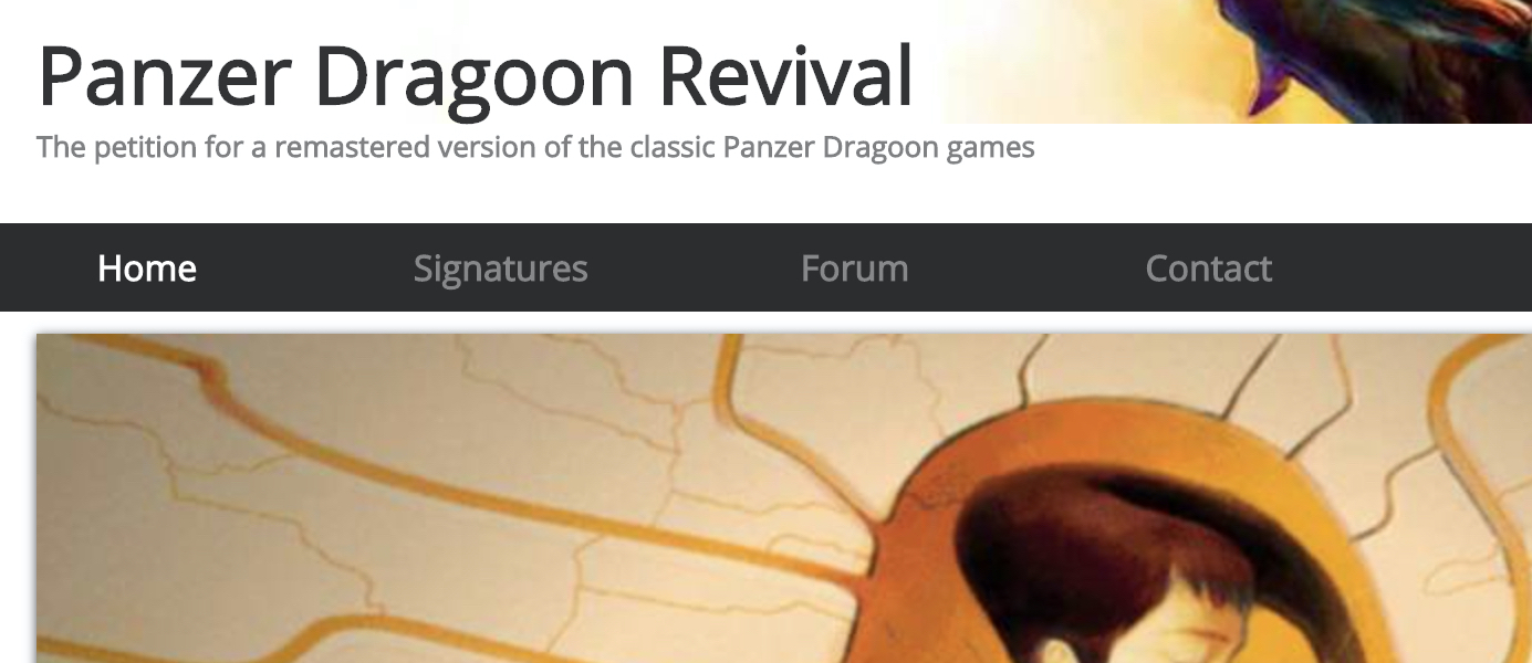Panzer Dragoon Revival Reaches 1000 Signatures!