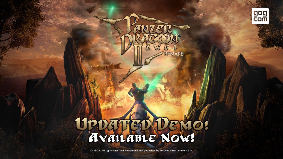 The Panzer Dragoon Zwei: Remake Demo is Now Available on GOG.com