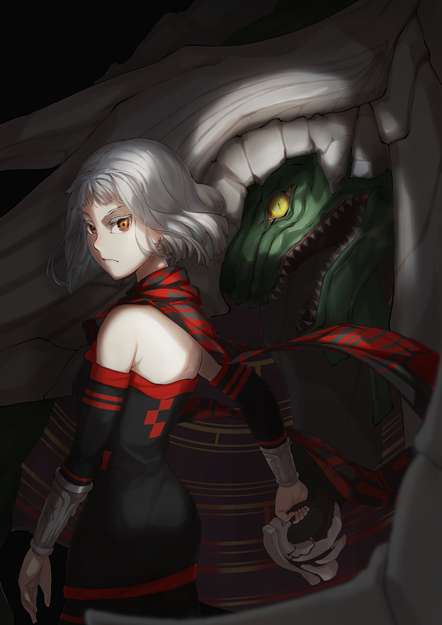 Orta and Her Dragon in the Shadows