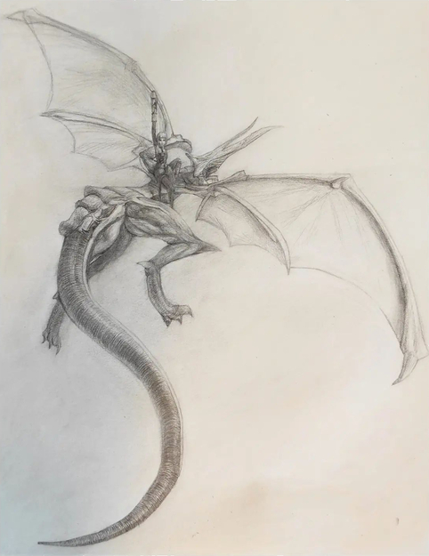 Orta and Dragon Drawing