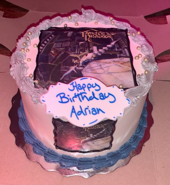 Panzer Dragoon Birthday Cake