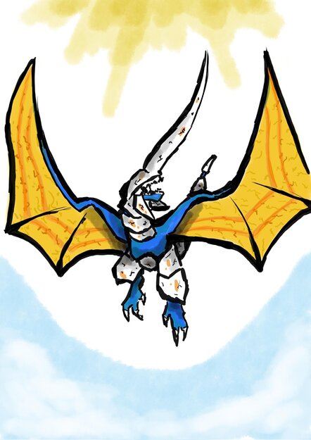 Blue Dragon from Panzer Dragoon